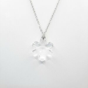 Snowflake Swarovski Elements Crystal Necklace Winter Snow New